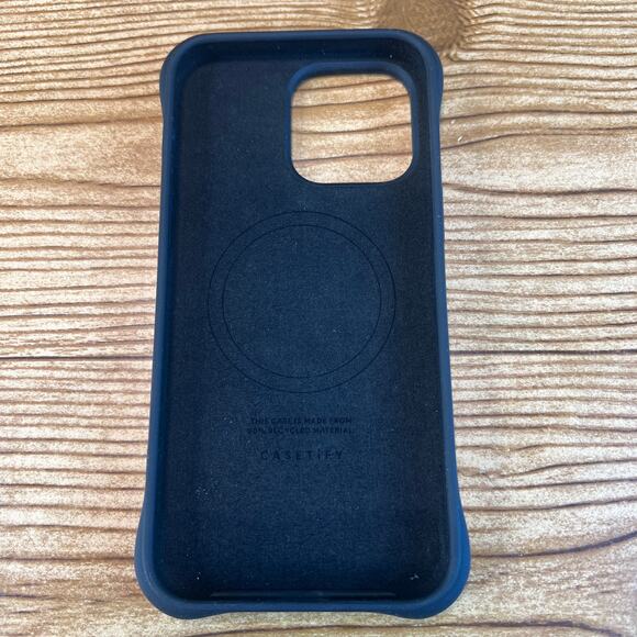 CASETiFY Ripple Case MagSafe iPhone 15 Pro Max Silicone Black 2X Military Grade - Picture 6 of 7